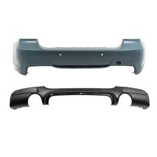 Paragolpes trasero con difusor para escape simple a doble salida M-Sport (para E90 2008-2011) BMW 3 Series E90/E91 2005-2011