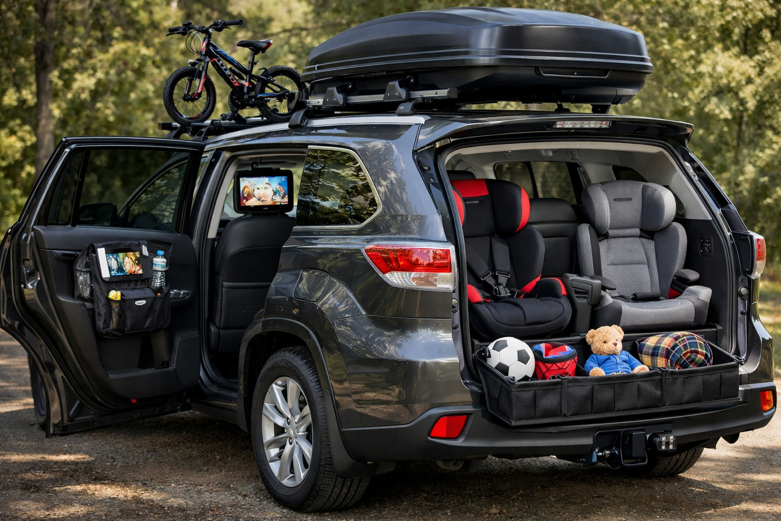 Toyota Highlander 2013-2019: mejora inicial para niños, equipaje y tercera fila