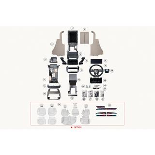 Kit de upgrade del interior (molduras del salpicadero) para Lexus GX460 2023 Style foto 4