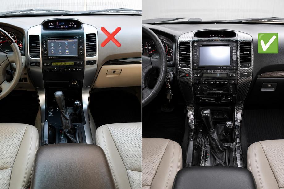 Lexus GX470 2002-2009 Kit de upgrade del interior (molduras del salpicadero) para Lexus GX460 2023 Style Foto 3