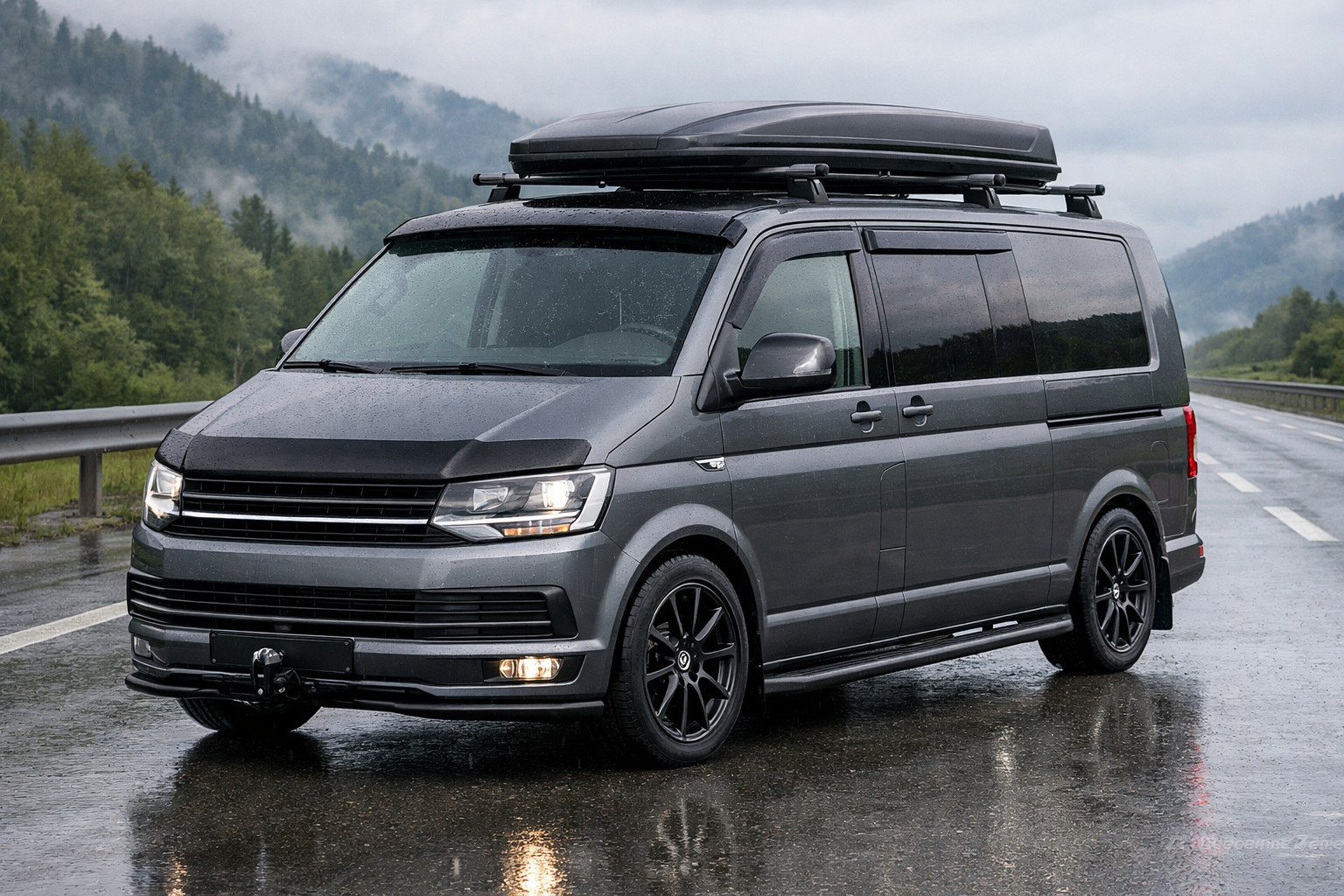 Mejora inicial para Volkswagen T6 2015–2024: autopista y lluvia