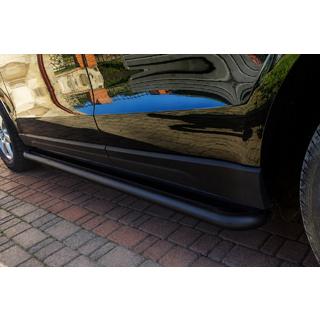 Estribos laterales Premium Black (2 uds., acero inoxidable) Audi Q5 2008-2017 foto 1