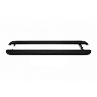 Estribos laterales Premium Black (2 uds., acero inoxidable) Chrysler Voyager 2001-2007 foto 1