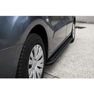 Estribos laterales Premium Black (2 uds., acero inoxidable) Citroen Berlingo 2008-2018 foto 1