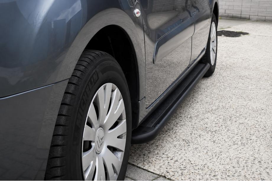 Citroen Berlingo 2008-2018 Estribos laterales Premium Black (2 uds., acero inoxidable) d60 Foto 1