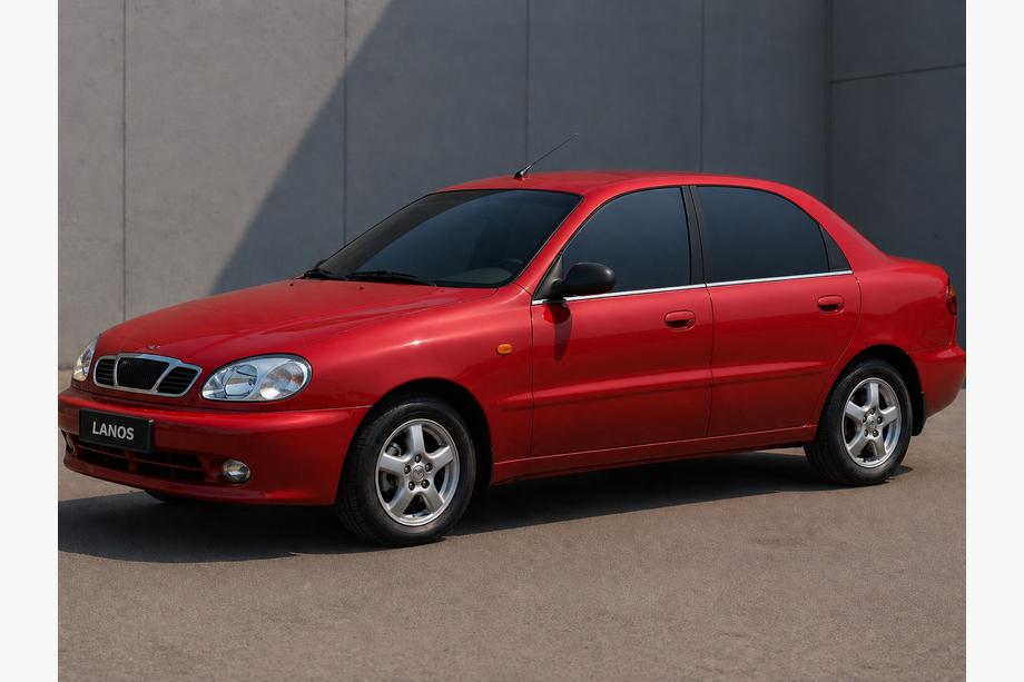 Daewoo Lanos 1998-2017 Molduras de Ventanas Acero Inoxidable (4 uds) Image