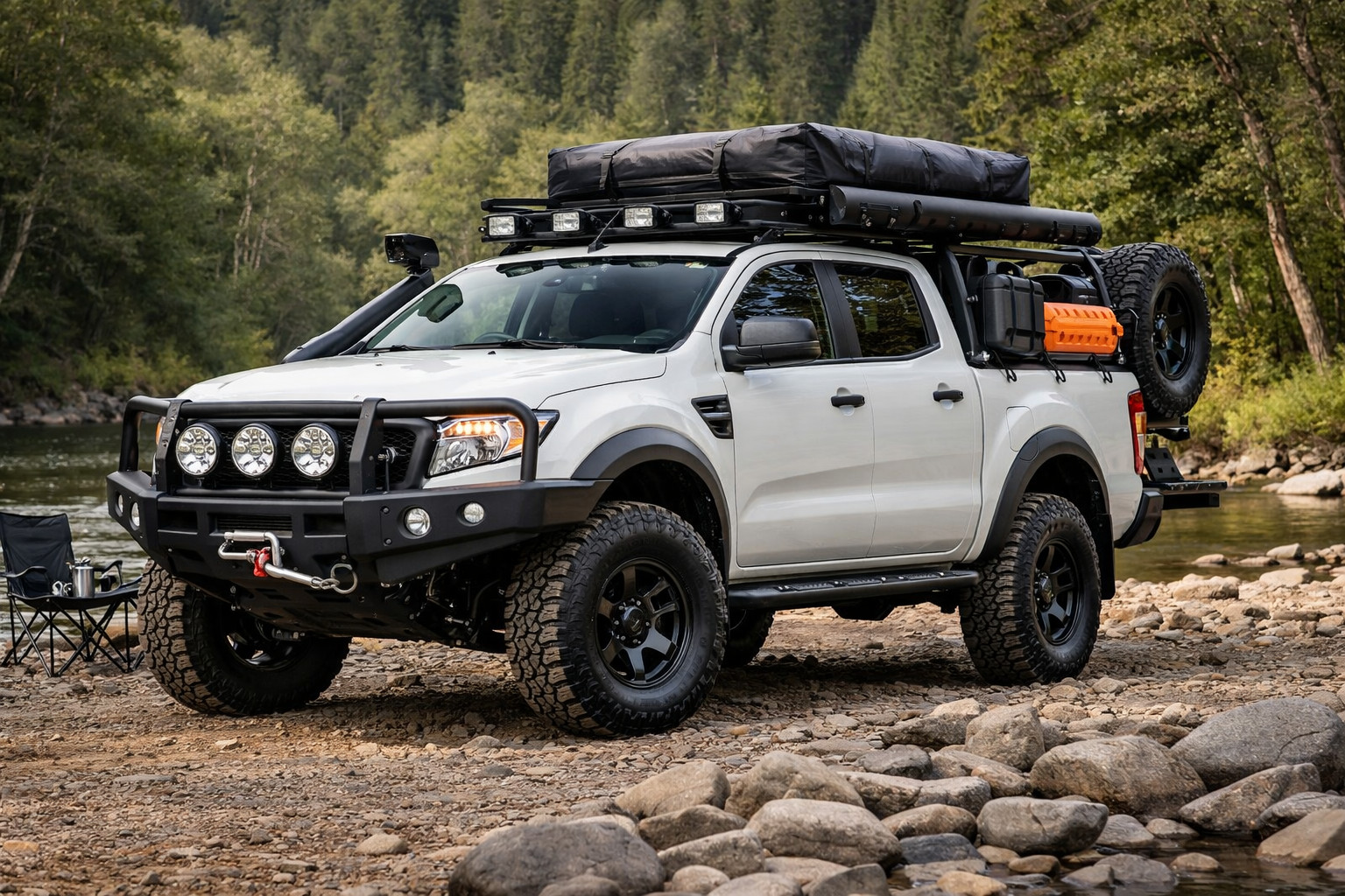 Paquete de mejoras para Ford Ranger 2011-2022 para trabajo y escapadas