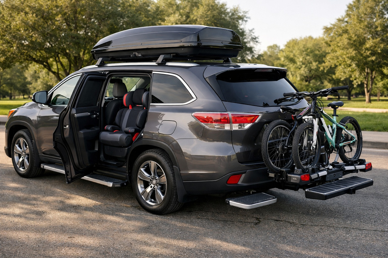 Paquete de mejoras para Toyota Highlander 2013–2019: familia y acceso cómodo