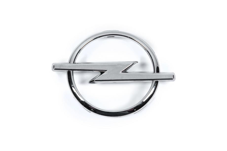 Opel Combo 2002–2012 Emblema delantero Opel 9196806 (con clips, 95 mm) Image