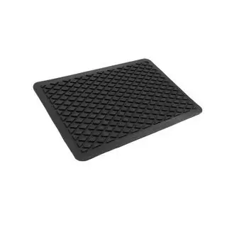 Protector de talón de goma para alfombrillas (sin base para tornillo autorroscante, negro) foto 4