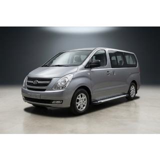Estribos Laterales Allmond Grey (2 uds., Aluminio) Hyundai H300, H1, Starex 2008-2020 foto 1