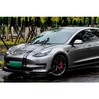 Spoiler lip delantero para parachoques Lip Turbo (para 2017–2023) Tesla Model 3 2017- foto 3