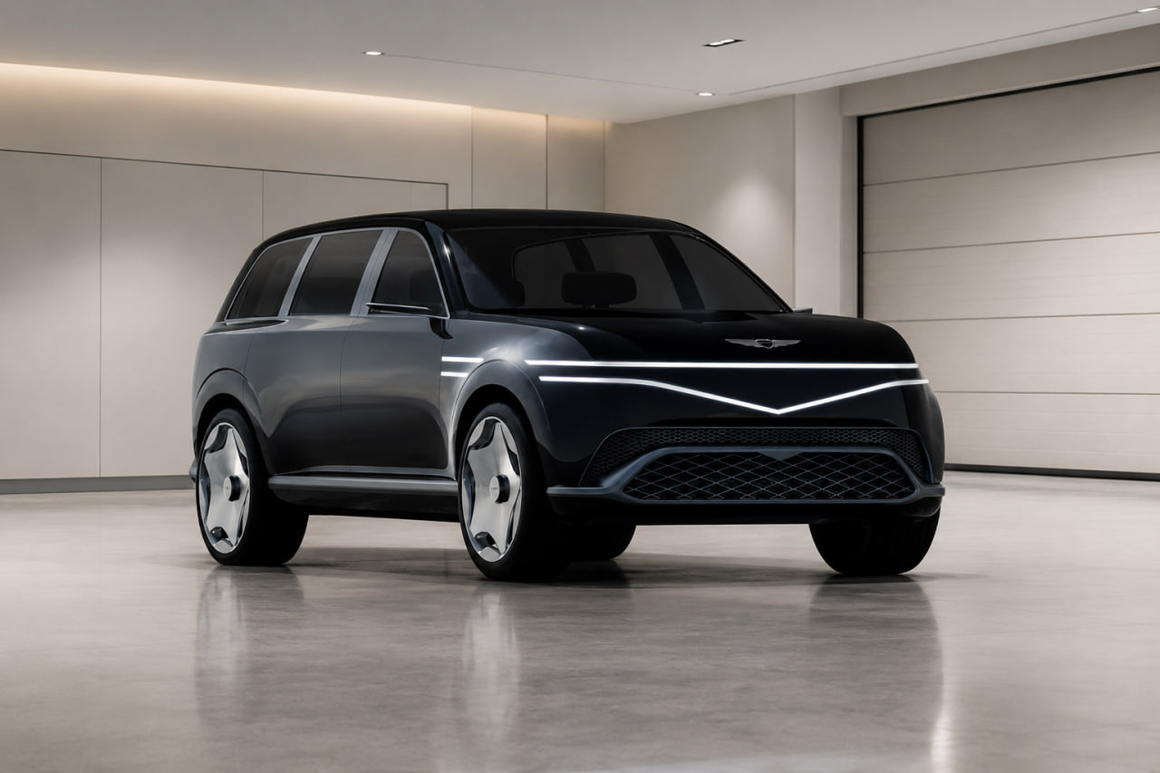 Nuevo Genesis GV90 cazado en pruebas: puertas tipo Rolls-Royce