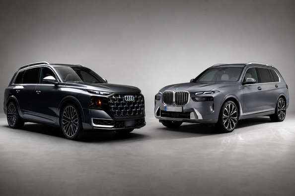 Nuevo Audi Q9 2027 vs. BMW X7 G07 Facelift: qué SUV insignia es mejor Foto 1