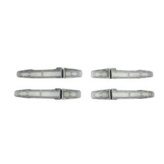 Cubiertas para manetas de puerta (4 uds., grises) foto 4