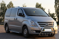 Hyundai H300, H1, Starex 2008-2020 Defensa Delantera WT003-2 (Acero Inoxidable) foto 3