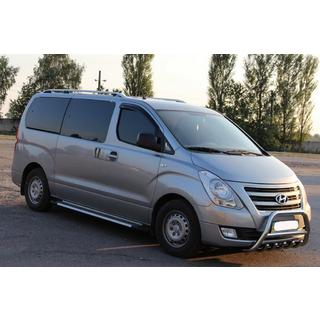 Defensa Delantera WT003-2 (Acero Inoxidable) Hyundai H300, H1, Starex 2008-2020 foto 2