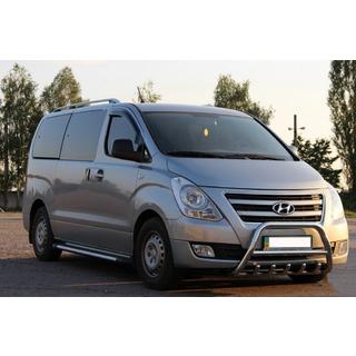 Defensa Delantera WT003-2 (Acero Inoxidable) Hyundai H300, H1, Starex 2008-2020 foto 3