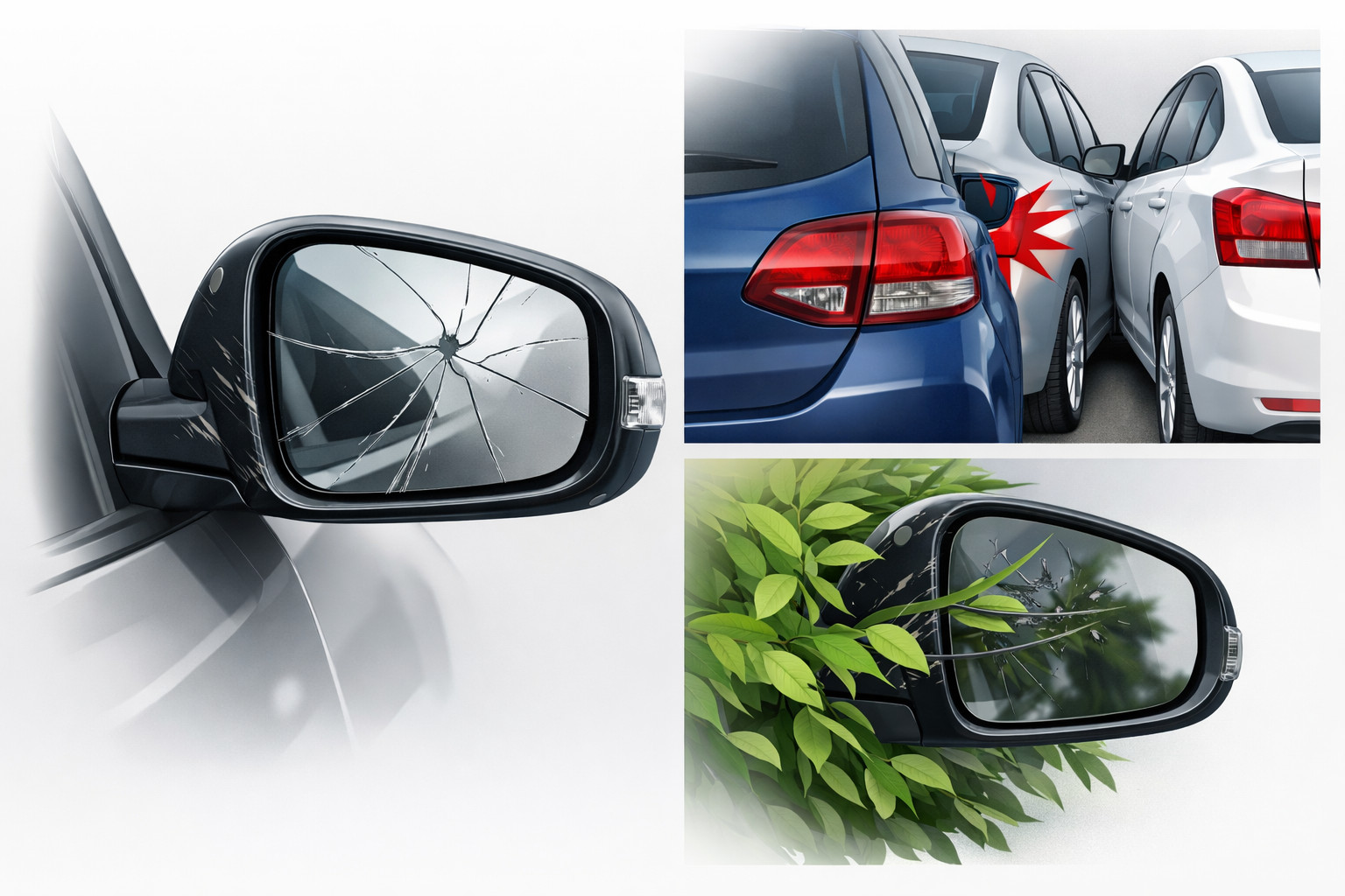 Qué hacer si los retrovisores se dañan rápido por aparcar justo y arbustos