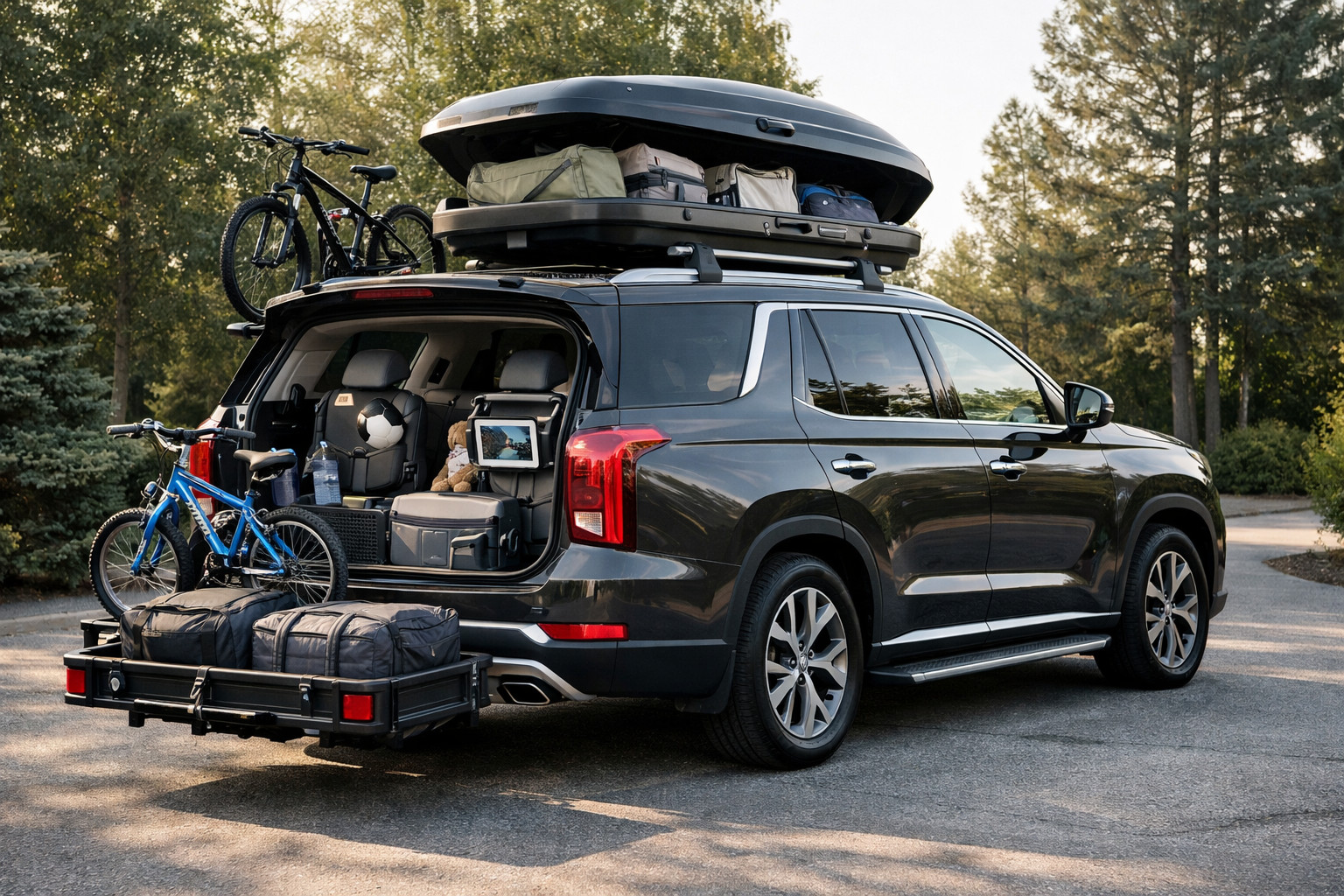 Paquete de mejoras para Hyundai Palisade: familia, equipaje y a diario