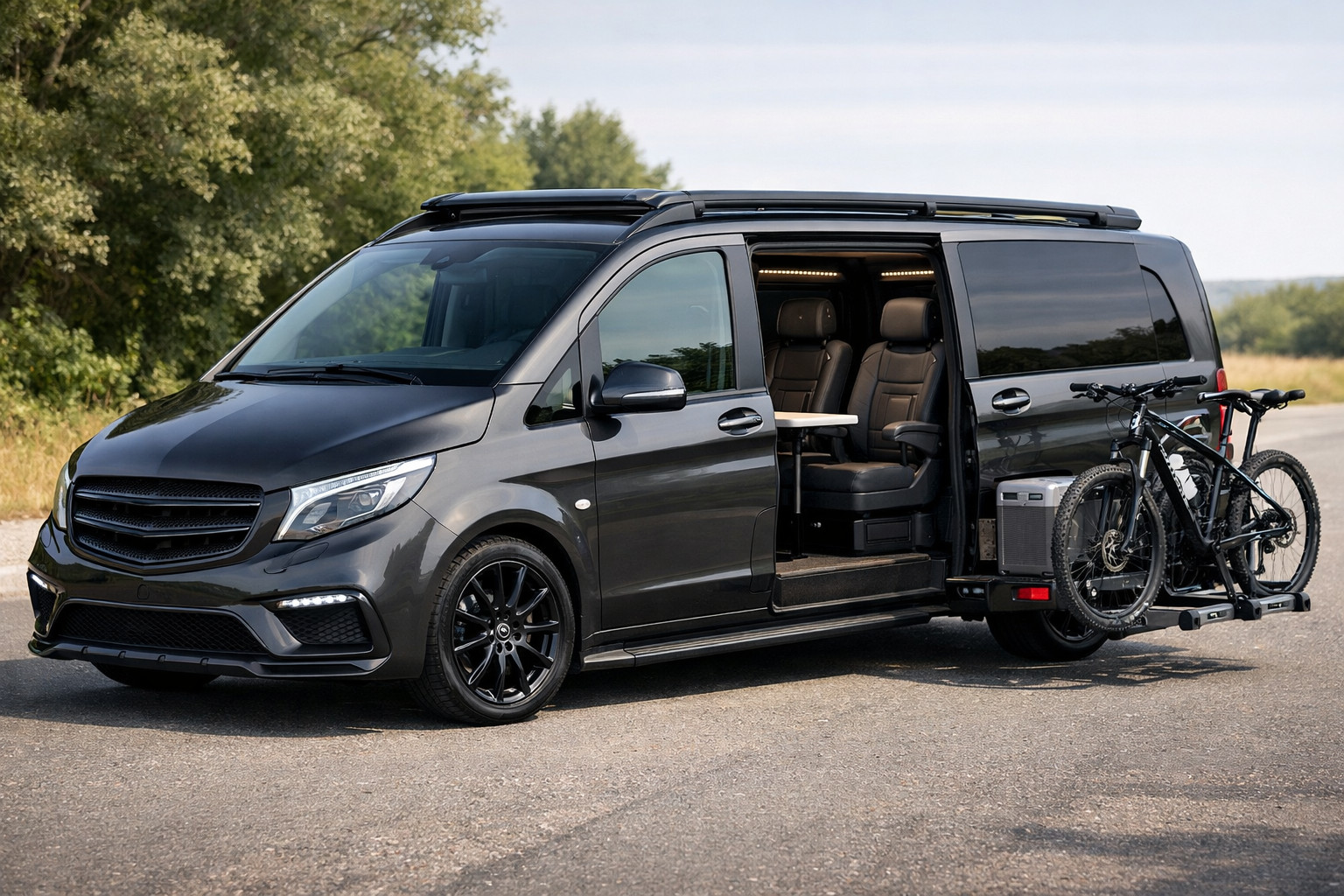 Upgrade inicial del Mercedes Vito/V-class W447 para viajes con pasajeros y autopista