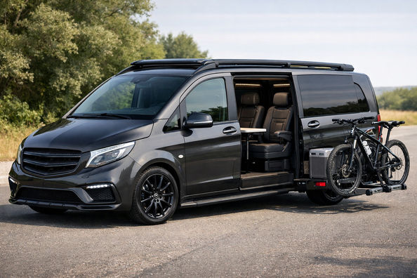 Upgrade inicial del Mercedes Vito/V-class W447 para viajes con pasajeros y autopista Foto 1