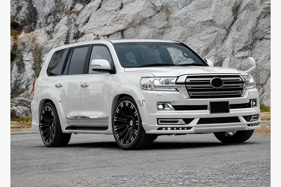 Toyota Land Cruiser 200 2007-2021 Lip spoiler de parachoques delantero Wald (para 2016-2021) Foto 5