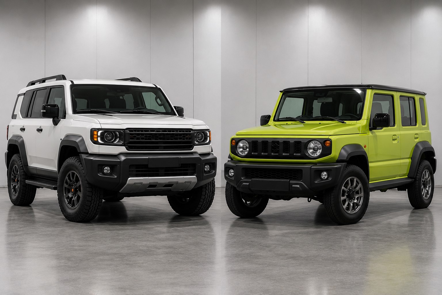 Toyota Land Cruiser FJ 2026 vs Suzuki Jimny 5-Door: ¿cuál es mejor?