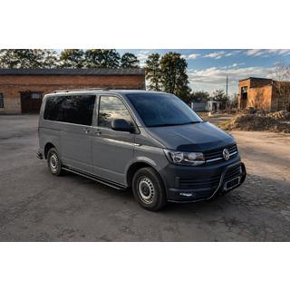 Estribos laterales Premium Black (2 uds., acero inoxidable) Volkswagen T5 Caravelle 2004-2010 foto 2
