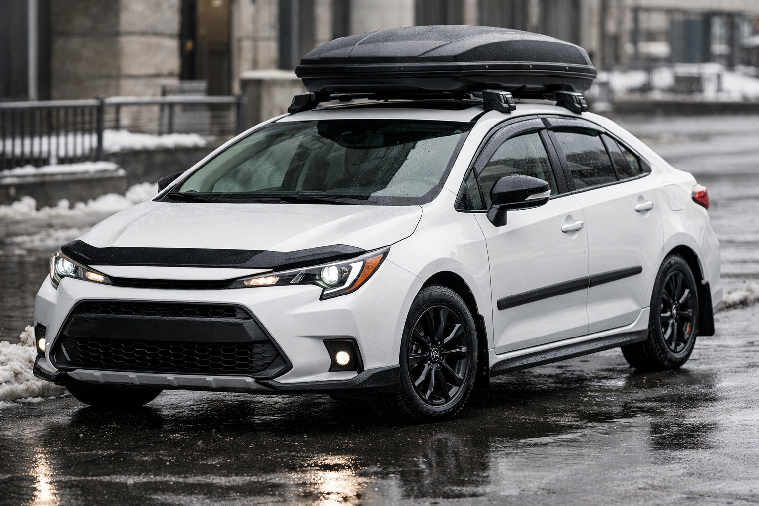 Qué montar en un Toyota Corolla 2019+ para ciudad con lluvia y aguanieve