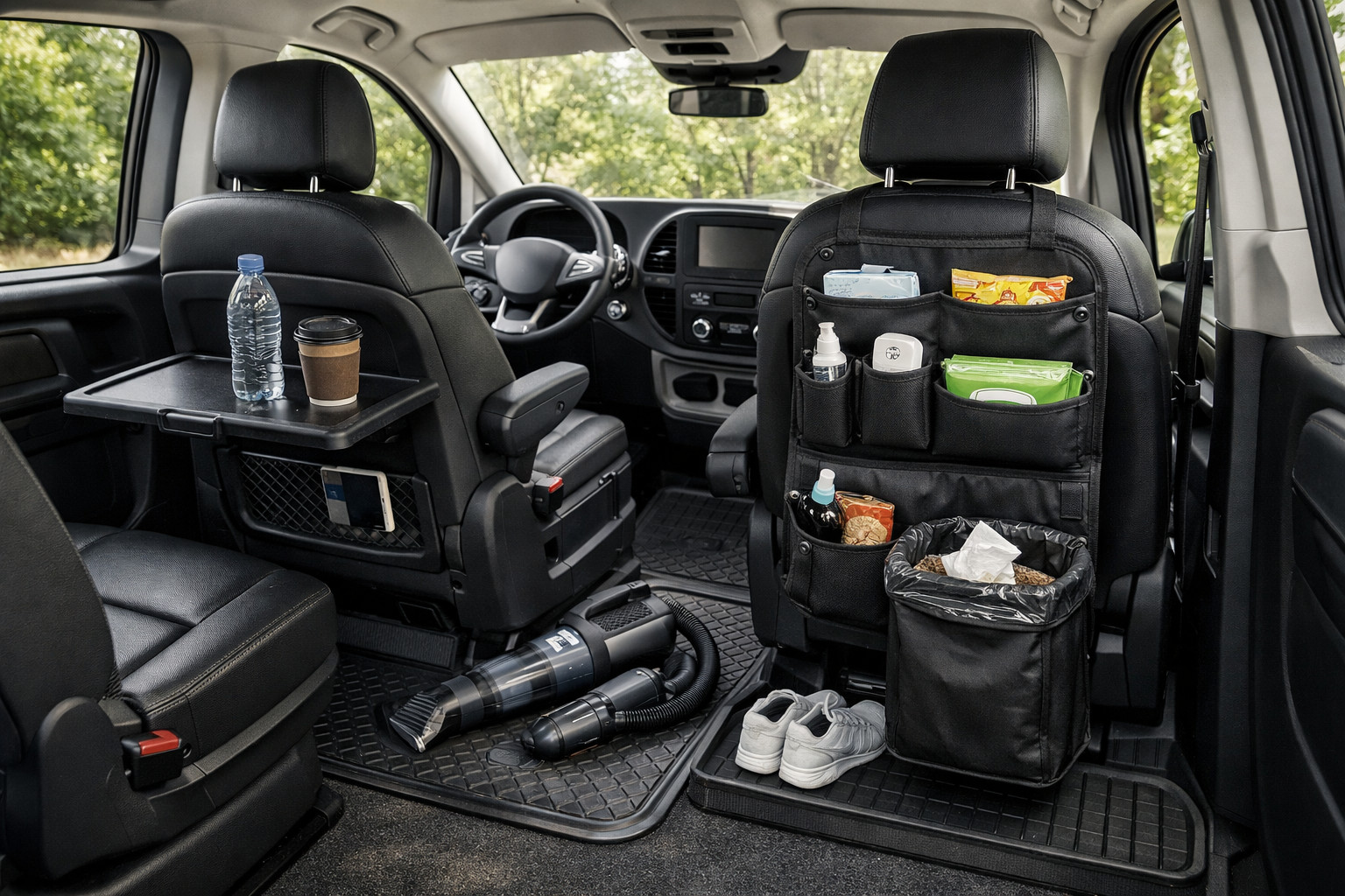 Mejora inicial para Mercedes Vito/V-Class W447: cabina limpia en modo pasajeros