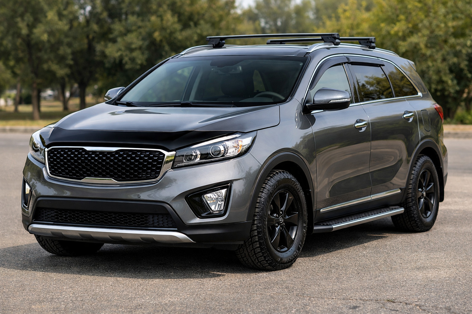 Upgrade inicial para Kia Sorento III UM 2014-2020: uso diario y protección ligera del capó