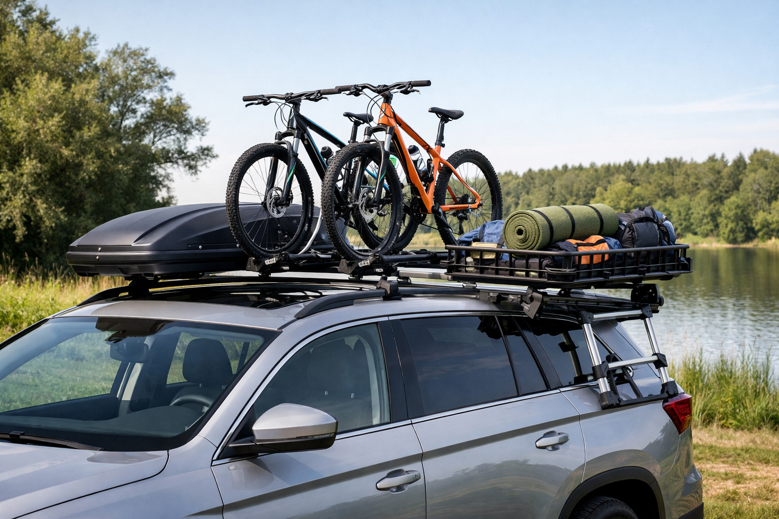Qué montar en el coche para escapadas, deporte y transporte estacional en el techo