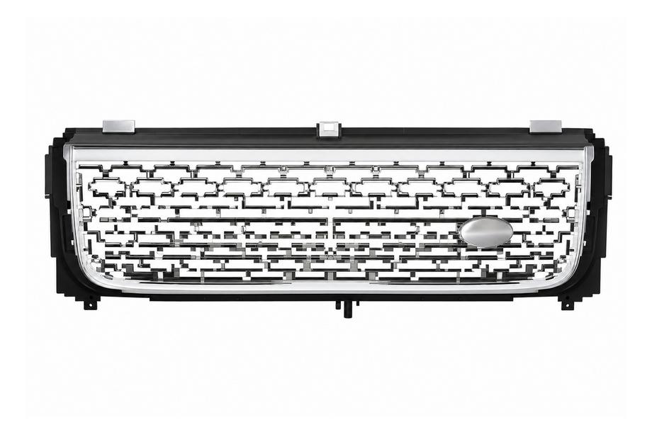 Range Rover III L322 2002-2012 Parrilla delantera plateada (2002-2004) Image