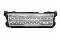 Range Rover III L322 2002-2012 Parrilla de radiador plateada (restyling 2010→2013) foto 1