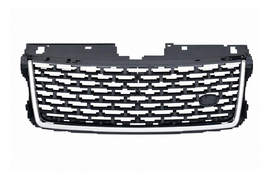 Range Rover IV L405 2013-2021 Parrilla de radiador SVO negra con franjas plateadas (2013) Foto 1