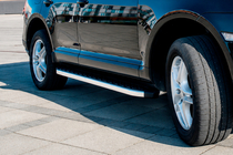 Volkswagen Touareg 2010-2018 Estribos Laterales BlackLine (2 uds, Aluminio) foto 2
