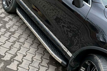 Volkswagen Touareg 2002–2010 Estribos Laterales BlackLine (2 uds, Aluminio) foto 1