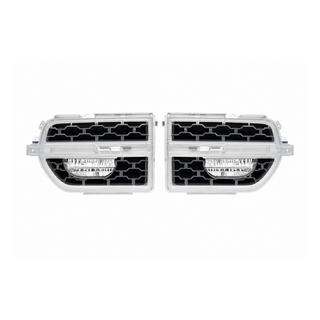 Rejillas de ventilación para aleta plateadas Land Rover Discovery III 2004–2009