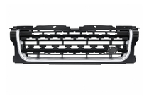 Land Rover Discovery III 2004–2009 Parrilla delantera negro completo / moldura plateada (2014) foto 1