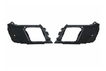 Range Rover Evoque 2012-2018 Moldura de las salidas de escape del paragolpes trasero negra Dynamic foto 1