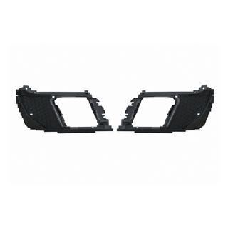 Moldura de las salidas de escape del paragolpes trasero negra Dynamic