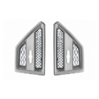 Moldura de rejilla lateral de aleta plateada (2010) Land Rover Freelander II 2006–2014
