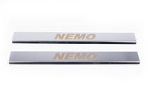 Citroen Nemo 2007-2017 Cubiertas de Umbral Carmos V1 (2 uds, Acero Inoxidable) foto 2