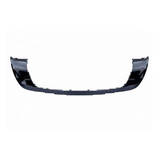 Moldura decorativa larga para parachoques trasero (acabado base, plata/negro)
