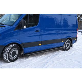 Estribos laterales Premium Black (2 uds., acero inoxidable) foto 1