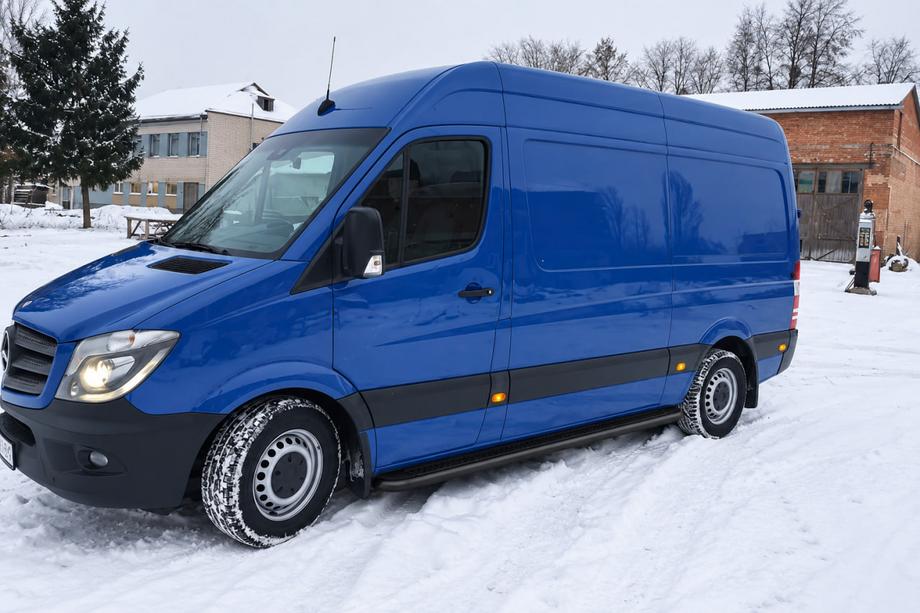 Volkswagen Crafter 2006-2016 Estribos laterales Premium Black (2 uds., acero inoxidable) Foto 2