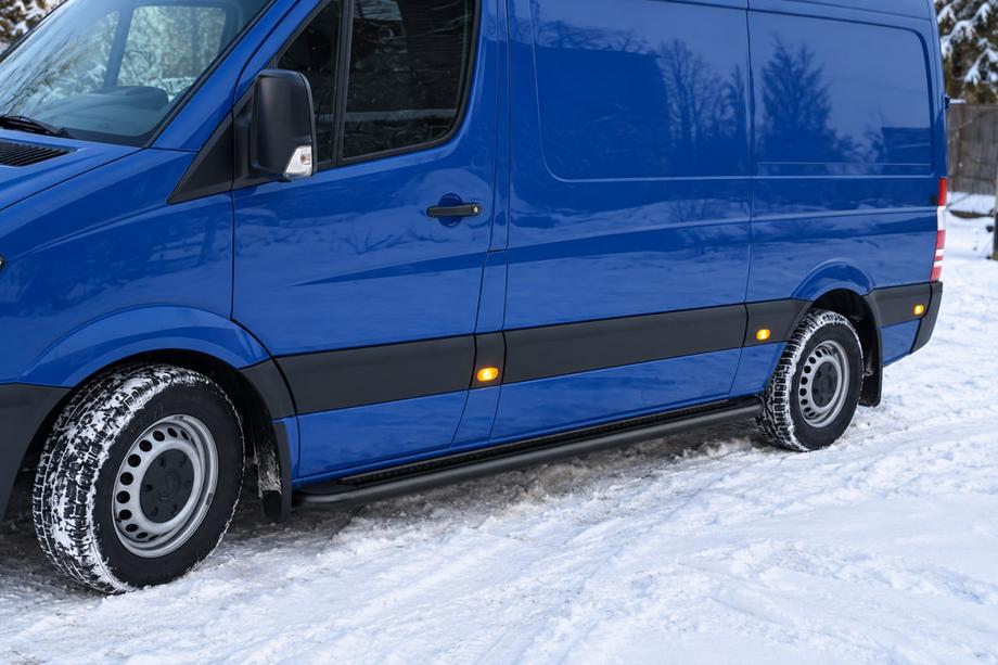 Volkswagen Crafter 2006-2016 Estribos laterales Premium Black (2 uds., acero inoxidable) Foto 1