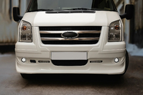 Ford Transit 2000–2014 Embellecedores de parrilla cromados (2 uds, acero inoxidable) OmsaLine - Acero Inoxidable Italiano foto 3