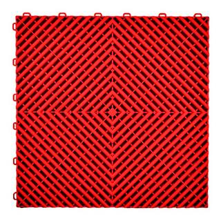 Baldosa modular P/P (40x40x1.8 cm, roja)